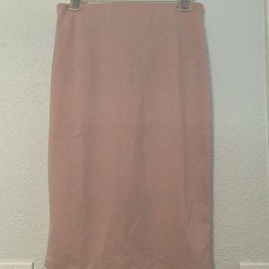 Philosophy Pencil Skirt - Blush